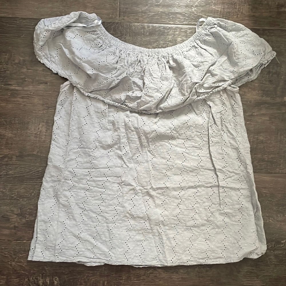 Off the shoulder shirt